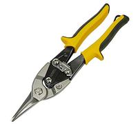 Faithfull C/Pound Aviation Snips-Yellow Strgt Cut