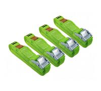 Faithfull Cam Buckle Tie-Downs 5M X 25mm, 4 Piece Multi Colour (One Size)
