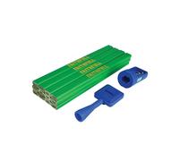 Faithfull Carpenters Pencil Kit Green / Hard (pack 12)