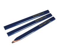 Faithfull Carpenter's Pencils - Blue / Soft (Pack 3)