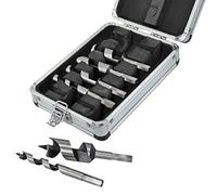 Faithfull Stubby Combination Wood Auger Bit Set 6 Piece 10-25Mm