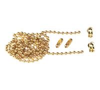 Faithfull CHBALLPB1 Polished Brass Ball Chain Kit