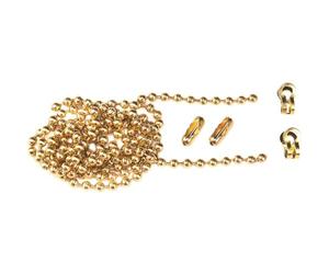 Faithfull CHBALLPB1 Polished Brass Ball Chain Kit