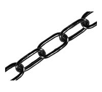 Faithfull Black Japanned Chain Black 2.5mm 2.5m
