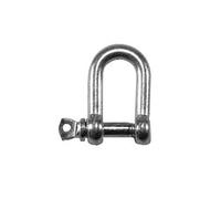 Faithfull CHDS60 6mm D Shackle Zinc Plated (Pack of 4)