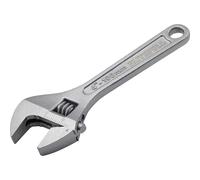 Faithfull Chrome Adjustable Wrench - 100mm (4in)