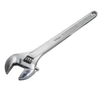 Faithfull Chrome Adjustable Spanner 375mm (15in) in Silver Faithfull Silver