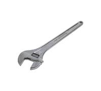 Faithfull Chrome Adjustable Spanner 450mm (18in) in Silver Faithfull Silver