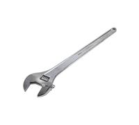 Faithfull Chrome Adjustable Spanner 600mm (24in) in Silver Faithfull Silver