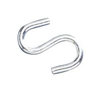 Faithfull CHSH3020 3mm S Hooks Galvanised (Pack of 20)