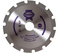 Faithfull Circular Saw Blade for Wood with Nails 184mm 14T 30mm