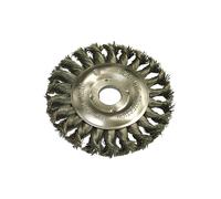 Faithfull Circular Wire Brush 125 X 12mm 22.2mm Bore, 0.50mm Wire