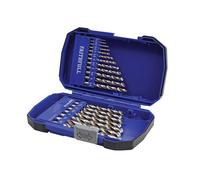 Faithfull Cobalt Hss Drill Set M35 1-10mm 19 Piece Multi Colour (One Size)