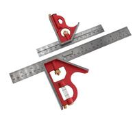 Faithfull Combination Square Twin Pack 150mm (6in) & 300mm (12in) FAICS300TP