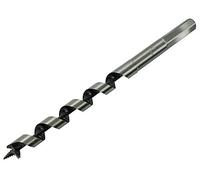 Faithfull Combination Wood Auger Bit 10mm x 200mm with Pitched Screw Point for Accurate Starting