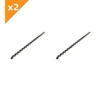 Faithfull Combination Wood Auger Bit Long Series 22 x 400mm - 2 Pack