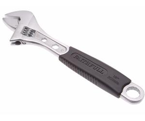 Faithfull Contract 10" 250mm Adjustable Wrench Spanner, 35mm Max. Jaw, FAIAS250C