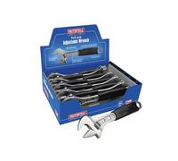Faithfull Contract Adjustable Spanner 250mm Display Of 10 FAIAS250CDIS