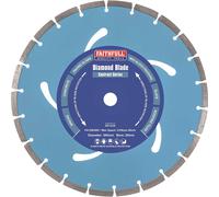Faithfull FAIDB230C Paving Slab, Concrete, Brick and Roofing Tiles, General Purpose Diamond Cutting Blade 230mm (9 Inch)