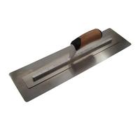 Faithfull Cork Handle Flexi Stainless Plastering Finishing Trowel, 11,14,16,18"