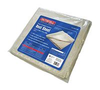 Faithfull Cotton Twill Polythene Backed Dust Sheet 3.6 X 2.8M