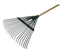 FAITHFULL Countryman Leaf Rake 22 Flat Tines