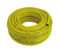 Faithfull CT072023108BKYE02 Heavy-Duty Reinforced Builderfts Hose 50M 12.5Mm (1/2In) Diameter