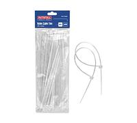 Faithfull CT150W Cable Ties 150 x 3.6mm (Pack of 100) - White