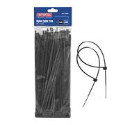 Faithfull Cable Ties Black 3.6 X 200Mm (Pack 100)