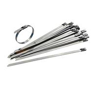 Faithfull Stainless Steel Cable Ties 4.6 x 290mm (Pack 50) FAICT29046SS
