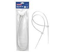Faithfull Heavy Duty Cable Ties 905mm x 9mm White Pack of 10
