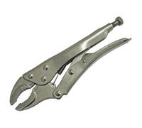Faithfull Curved Jaw Locking Pliers 225mm (9In) Multi Colour (One Size)