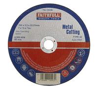 Faithfull Cut Off Disc for Metal 180 x 3.2 x 22mm
