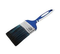 Faithfull Decorating Paint Brush, White, Blue, 3in (75mm)