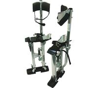 Faithfull Aluminium Decorators Stilts 114kg (250lb) Load Bearing. Adjustable height 450-750mm, with Carry Bag