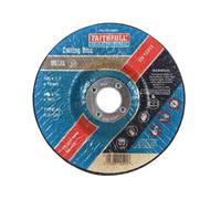 Faithfull Depressed Centre Metal Cut Off Disc 100 X 3.2 X 16mm Fai1003Mdc