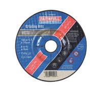 Faithfull Depressed Centre Metal Grinding Disc 100 X 6.5 X 16mm Fai1006Mdg
