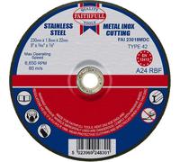 Faithfull FAI23018MDC Cut Off Disc for Metal Depressed Centre 230 x 1.8 x 22mm