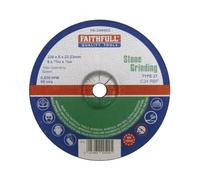 Faithfull Depressed Centre Stone Grinding Disc 230 X 6 X 22.23mm Fai2306Sdg