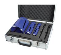 Faithfull FAIDCKIT7 Diamond Core Drill Kit with Case (Pack of 7)