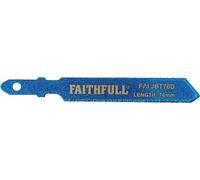 Faithfull Diamond Jigsaw Saw Masonry Brick, Tile, Metal Cutting Blade, FAIJBT76D