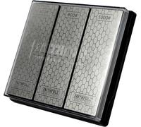 Faithfull Diamond Whetstone Kit - 3-in-1 Sharpening System with 400G / 600G /