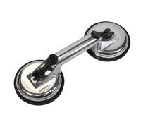 Faithfull Double Pad Aluminium Pro Suction Lifter