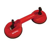 Faithfull Double Pad Suction Lifter 120mm Pads - FAISUCPAD2