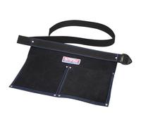 Faithfull Double Pocket Nail Pouch Suede Overall Size 250 x 380mm FAINP2B