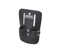 Faithfull Scaffold Spanner Holder – Double Loop – Black Leather for Tool Belt