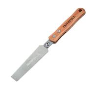 Faithfull Double Sided Pull Saw 125mm (5in) - Japanese Style Hand Saw, Flexible SK5 Steel Blade with 18/25 TPI Triple-Ground Teeth & FSC Wooden Handle for Fine Woodworking, Joinery & Flush Cuts