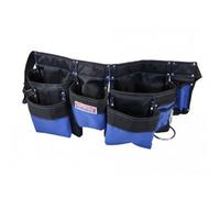 Faithfull Double Tool & Nail Pouch 2100D Nylon Multi Colour (260 X 600mm)