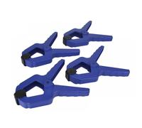Faithfull FAISPCL3 Spring Clamp Set of 4 75mm (3in) Capacity 15Kg Clamping Force
