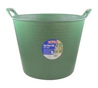 Faithfull Flexible Tub Eco Flex, Multi-use, Durable & Sustainable, Reinforced Handles, 25L Green
